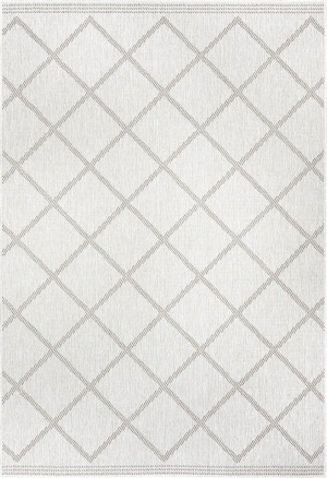 Dywan na taras 160x230cm NORTHRUGS CORSICA- beżowy kremowy, dwustronny płasko tkany,zewnętrzno-wewnętrzny
