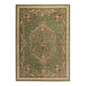 Dywan tradycyjny do salonu 80x120cm,NOURISTAN HERAT klasyczny zielono beżowy wzór