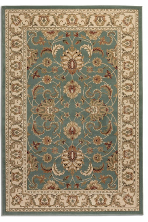 Dywan tradycyjny do salonu 80x120cm,NOURISTAN HERAT klasyczny zielono beżowy wzór