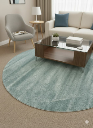 Dywan okrągły Galant TaraCarpet 109UA Mint – 120x120 cm