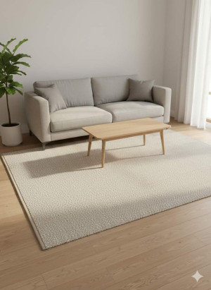 Dywan Juta Szara 160x230 cm 10 mm Naturalny Pleciony