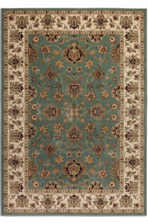 Dywan tradycyjny do salonu 80x120cm,NOURISTAN HERAT klasyczny zielono beżowy wzór