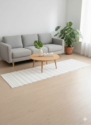 Dywan chodnik kremowy 100×300 cm – miękki, nowoczesny, minimalistyczny