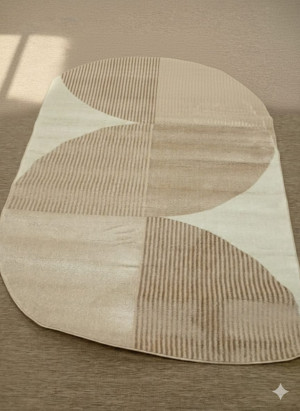 Dywan nowoczesny beżowy geometryczny Safavieh 133×190 cm