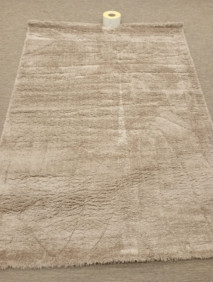 Dywan shaggy beżowy 160x220 cm – miękki, nowoczesny, 3D Ahenk