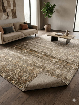 Dywan nowoczesny vintage 235x350 cm beżowo-brązowy orientalny – Granada