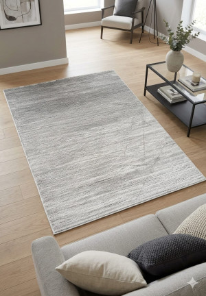 Dywan nowoczesny ASTRA Maglie 133x190 cm – szary / kremowy, elegancki