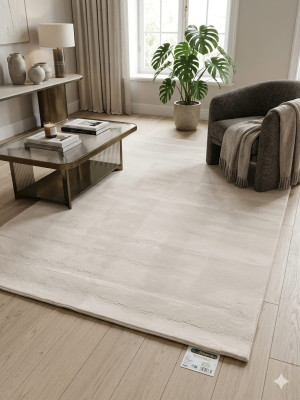 Dywan 160x230 beżowy Dinarsu Maximo Beige 70 miękki nowoczesny elegancki
