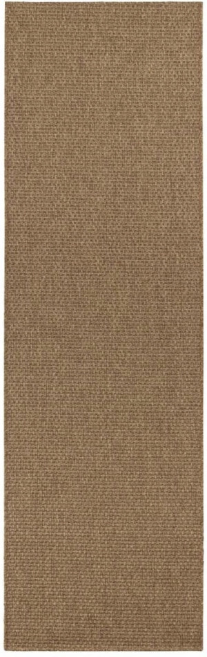CHODNIK płasko tkany 80x350cm typu sizal,brązowy zewnętrzno-wewnętrzny,sznurkowy BT CARPET NATURE