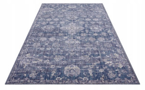 Dywan do salonu, 200x280, orientalny tradycyjny wzór, niebieski