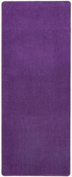 Dywan na korytarz, przedpokój 80x150cm-Hanse Home FANCY z krótkim miękkim włosem, fioletowy kolor