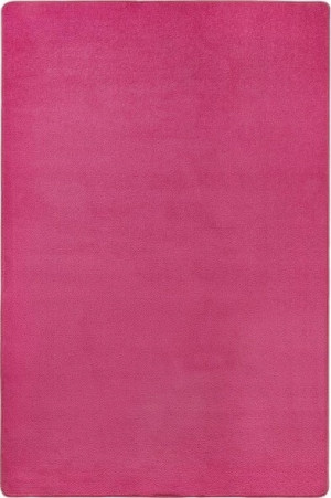 Dywan na korytarz, przedpokój 80x150cm-Hanse Home FANCY z krótkim miękkim włosem, różowy kolor