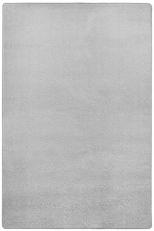Dywan jednokolorowy do salonu 200x280cm-Hanse Home FANCY z krótkim miękkim włosem, szary kolor