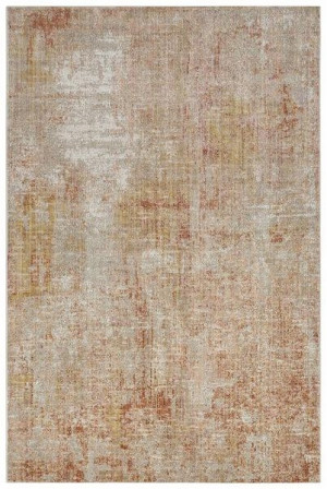 Dywan do salonu 200x280cm, pomarańczowy wzór nowoczesny, do prania