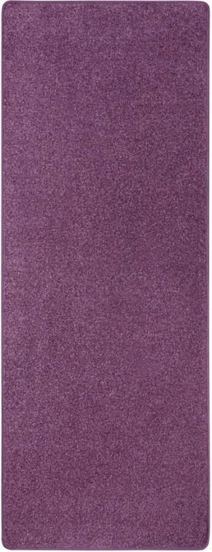 Dywan na korytarz, przedpokój 80x150cm-Hanse Home FANCY z krótkim miękkim włosem, fioletowy kolor