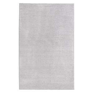 Dywan jednokolorowy do salonu 160x240cm-Hanse Home FANCY z krótkim miękkim włosem, szary kolor