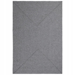 Dywan na taras 120x170cm- Hanse Home Melange ,szary wzór boho, dywan zewnętrzno-wewnętrzny, płasko tkany