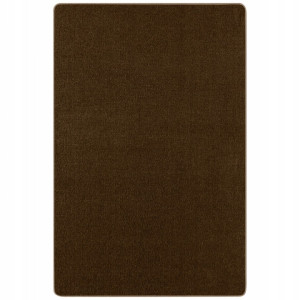 Dywan na korytarz, przedpokój 67x120cm-Hanse Home FANCY z krótkim miękkim włosem, brązowy kolor