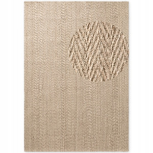 DYWAN naturalny z juty Villeroy & BOCH Bouclé Mirabelle ,200x300 cm w kolorze kremowym