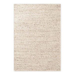 DYWAN wełniany do salonu 160x230cm w kolorze kremowo beżowym,Elle Decoration LYON BEANS,tkany ręcznie