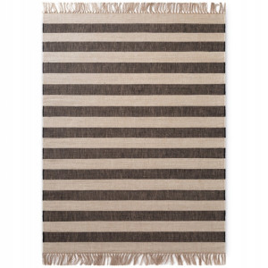 DYWAN naturalny z juty HANSE HOME PLAYA 160x230cmw kolorze czarno kremowym,dwustronny tkany ręcznie