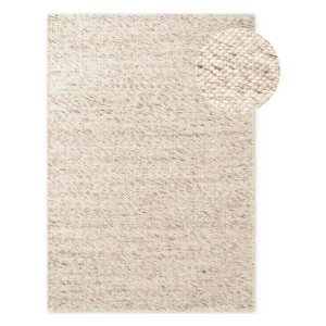 DYWAN wełniany do salonu 140x200cm w kolorze kremowo beżowym ,Elle Decoration LYON BEANS