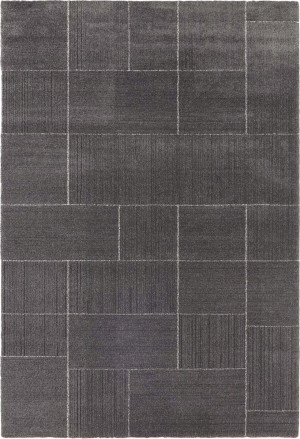 Dywan pluszowy ciemny szary, premium 80x150 cm
