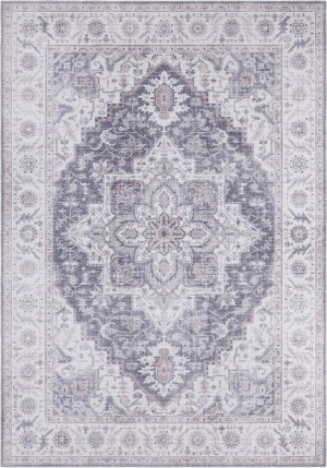 Dywan do salonu klasyczny fioletowy 160x230 cm