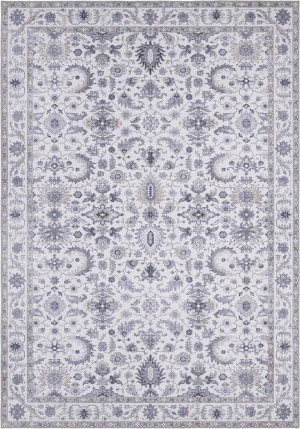 Dywan do salonu tradycyjny szary 160x230 cm