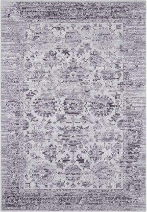 Dywan do salonu, tradycyjny szary 200x290 cm