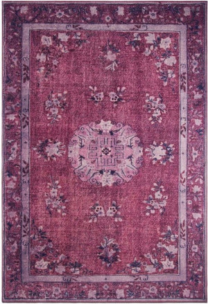 Dywan do salonu fioletowy, tradycyjny 200x290 cm