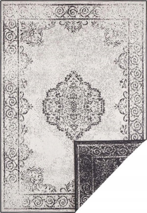 Dywan na taras czarny Cebu dwustronny 200x290 cm
