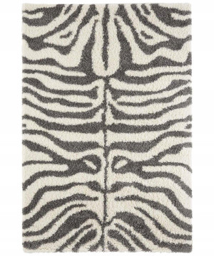 Włochaty dywan Zebra, Shaggy premium 80x150 cm