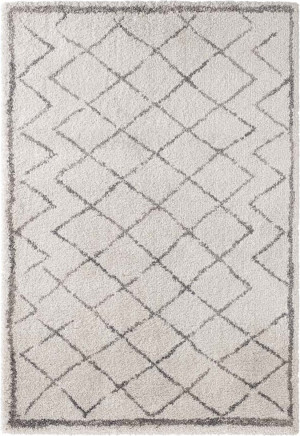 Kremowo szary dywan Shaggy, Mint Rugs Grace 120x170cm