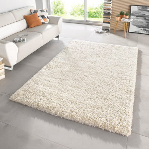 Dywan shaggy 120x170cm, kremowy gruby Elle Decor Venice