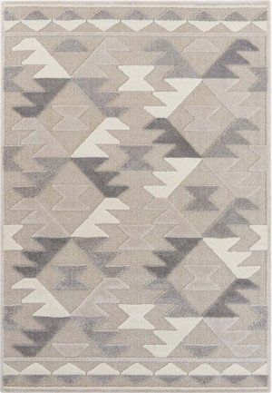 Nowoczesny szaro bezowy dywan Elle Decor Mamago 120x170cm