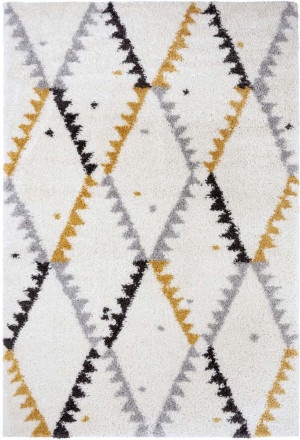 Kolorowy dywan SHAGY Boho Mint Rugs Dark Gold 160x230cm