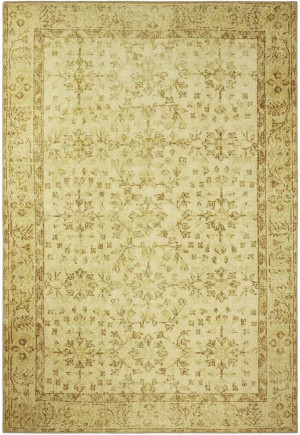 Żółty orientalny dywan Tapeso Blanche 200x290cm
