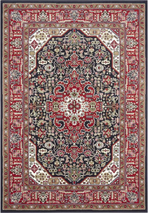 Klasyczny grafitowo bordowy dywan Nouristan 80x150cm