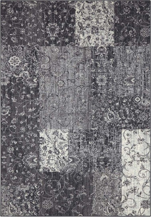 nowoczesny dywan szaro beżowy, patchwork Hanse Home 80x150cm