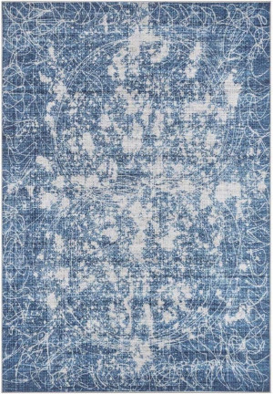 Orientalny niebieski dywan Tapeso Abstractive 160x230 cm