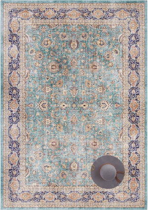 Orientalny turkusowy dywan Elle Decor Maschad 160x230cm