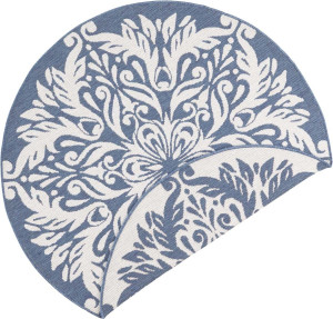 Dywan tarasowy dwustronny, niebieski Bougari Madrid koło 140cm