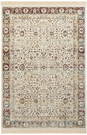Ekskluzywny brązowy dywan bawełniany, Nouristan Modern Belutsch 195x300cm
