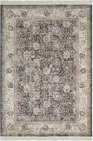 Ekskluzywny czarny dywan z wiskozy, Mint Rugs Nain Karun 200x300cm