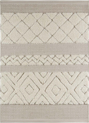 Dywan beżowo-kremowy płasko tkany-sizal,zewnętrzno wewnętrzny Mint Rugs Todra 80x150