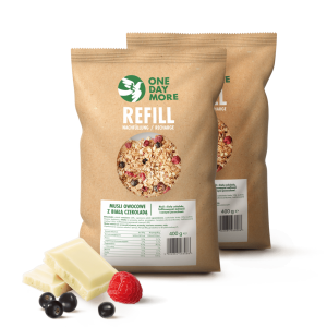 Refill 2-pak Musli Owocowe z Białą Czekoladą