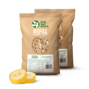Refill 2-pak Owsianka Bananowa Bez Cukru