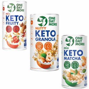 Zestaw 3x Keto: Orzechowa, Owocowa, Matcha