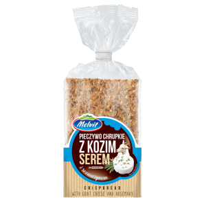 Pieczywo chrupkie Crispy żytnie z kozim serem i rozmarynem 130 g